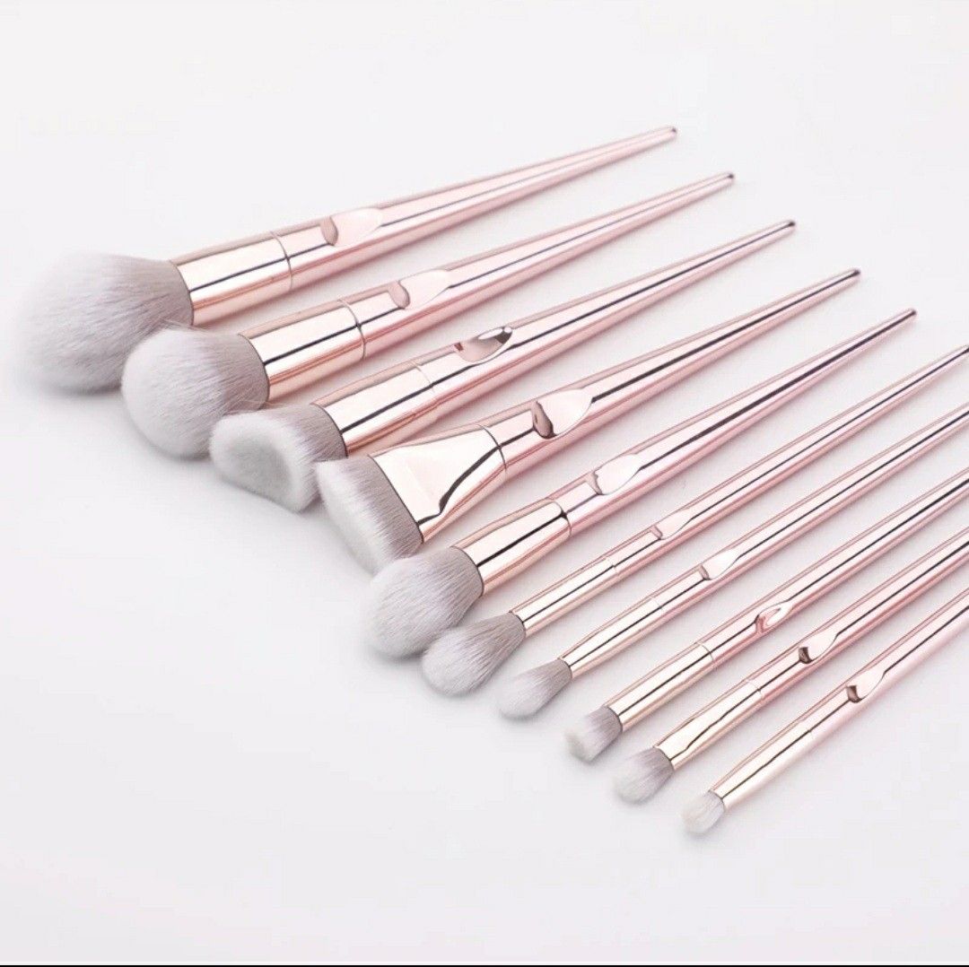 10pc Makeup brush set