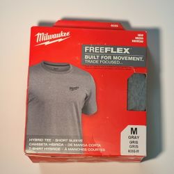 Milwaukee FreeFlex Hybrid Tee shirt - short sleeve Gray