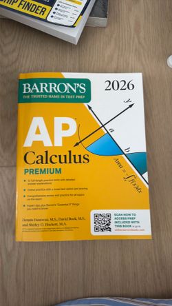 AP calculus 2026 book