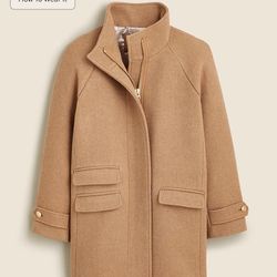 Jcrew Women’s Wool Toscana Coat Size 2 
