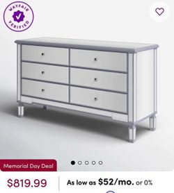 Mirrored Dresser (AS IS)