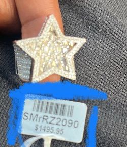 .95 Silver & Moiss Star Ring