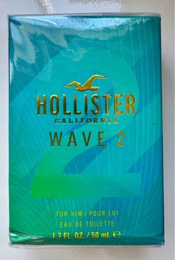 Hollister Wave 2 For Him Cologne – NEW & SEALED