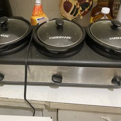 Farberware 3 Pot crockpot