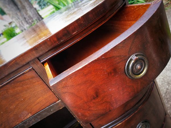 Make Offer Vintage Charles R Sligh Kidney Shaped Solid Wood Desk