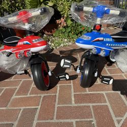 New Kids Airbus Airplane Tricycles - Red, Blue or Pink colors available