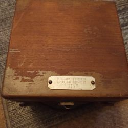 Antique Army  Electrostatic Reader 