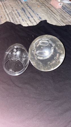 Hamster dust bath and ball