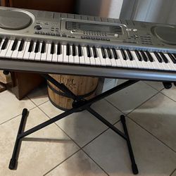 Casio WK-3200 Keyboard Piano With Stand 