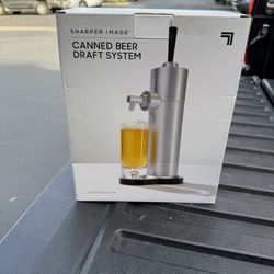 Sharper Image Canned Beer Draft System