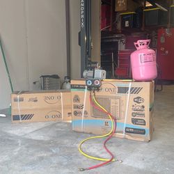 New in box. 18k btu, 1.5 ton mini split.