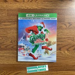 Dr. Seuss’ How the Grinch Stole Christmas (25th Anniversary Edition) 4K UHD Blu-ray Combo Pack [4K UHD Blu-ray + Blu-ray]