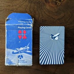 Rockwell International Playing Cards - RARE Employee Gift