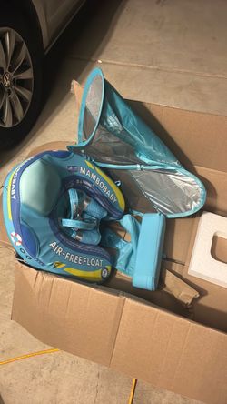 Mambobaby Air-Free Baby Float with Canopy