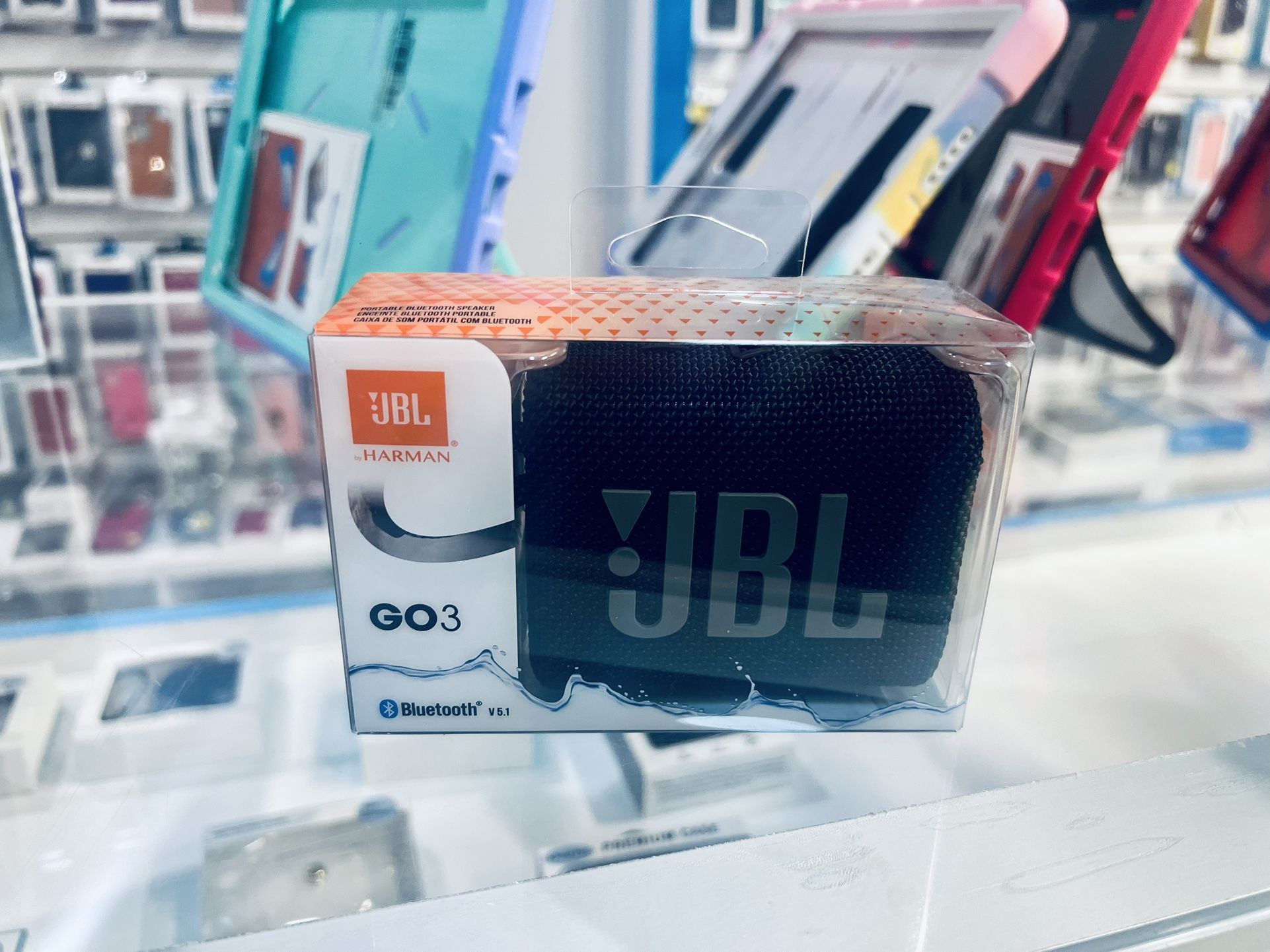JBL GO3 Waterproof Portable Bluetooth Speaker