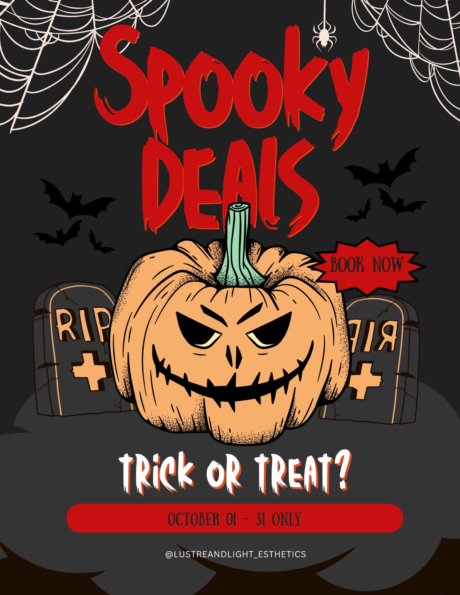 spooky deals!