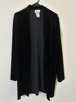 Black Reflective Cardigan