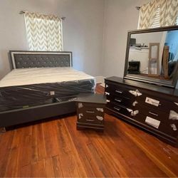 Brand New Grey King & Queen Size Bed Frame 