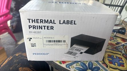 PEDOOLO Wireless Bluetooth Thermal Shipping Label Printer (BY-482BT) - Open Box