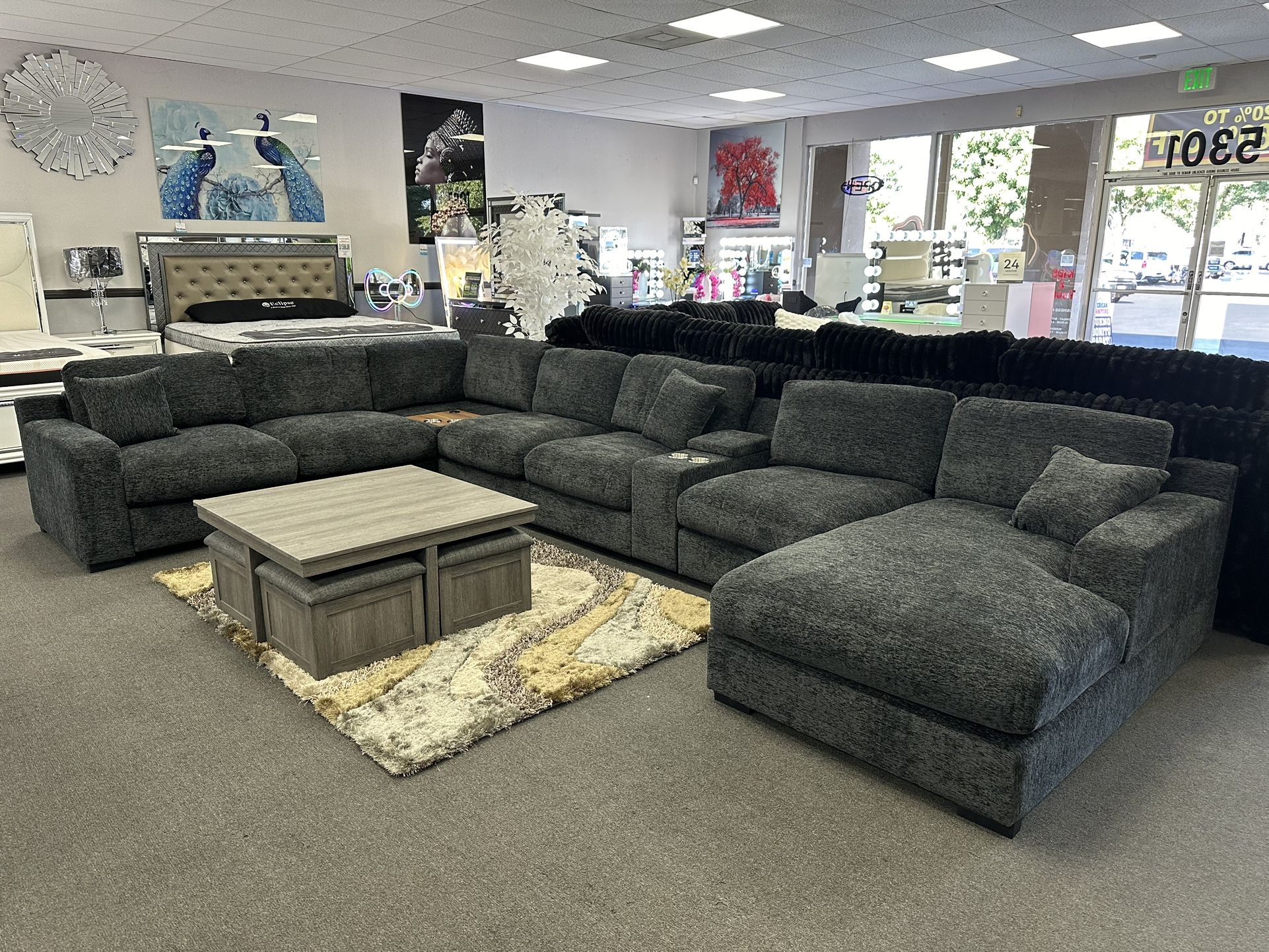 Black Sofa Sectional