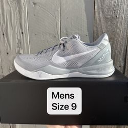 Kobe 8 Protro Wolf Grey Men size 9