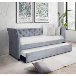 Brand New Light Gray Or Dark Gray Velvet (SOFA Size: 87.99 x 42.32 x 37.20 in. H)