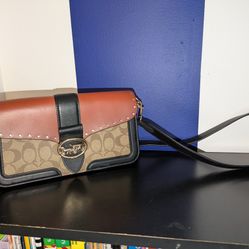 Coach Colorblock Georgie Shoulder Bag