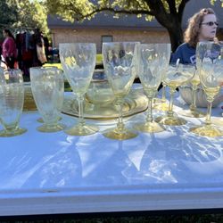 Stunning Yellow Depression Glass -Many Pieces! $40