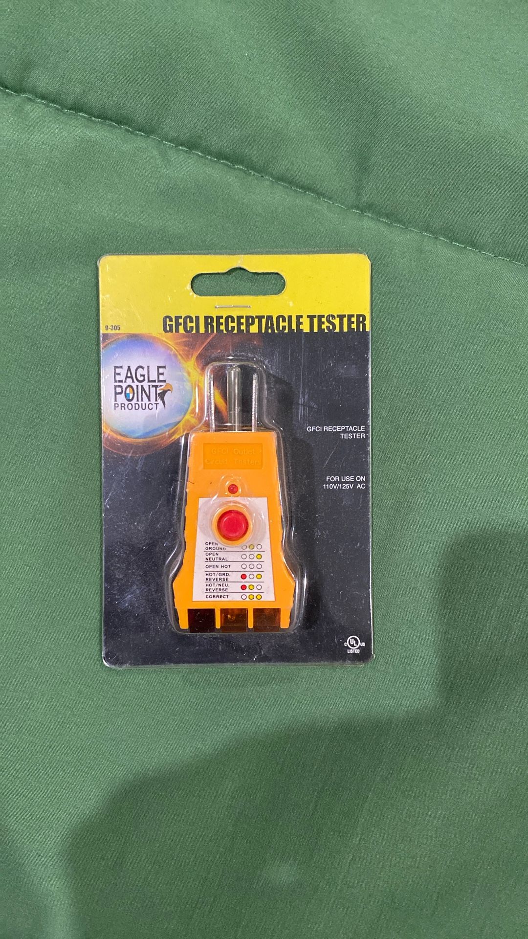 GFCI receptacle Tester 10$