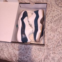 NAVY BLUE SNAKESKIN 11 LOWS 