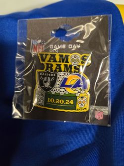 NFL Los Angeles Rams vs Raiders 2024 Season Game Pin
