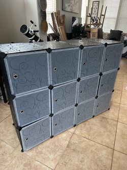 Brand new 12 storage cubby cubes