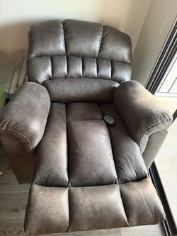 Recline leather sofa