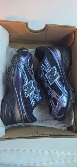 Size 5c - New Balance 740 Bungee Lace Blue Toddler - Brand New