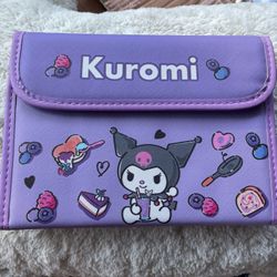 Kuromi Velcro Pouch With Pockets