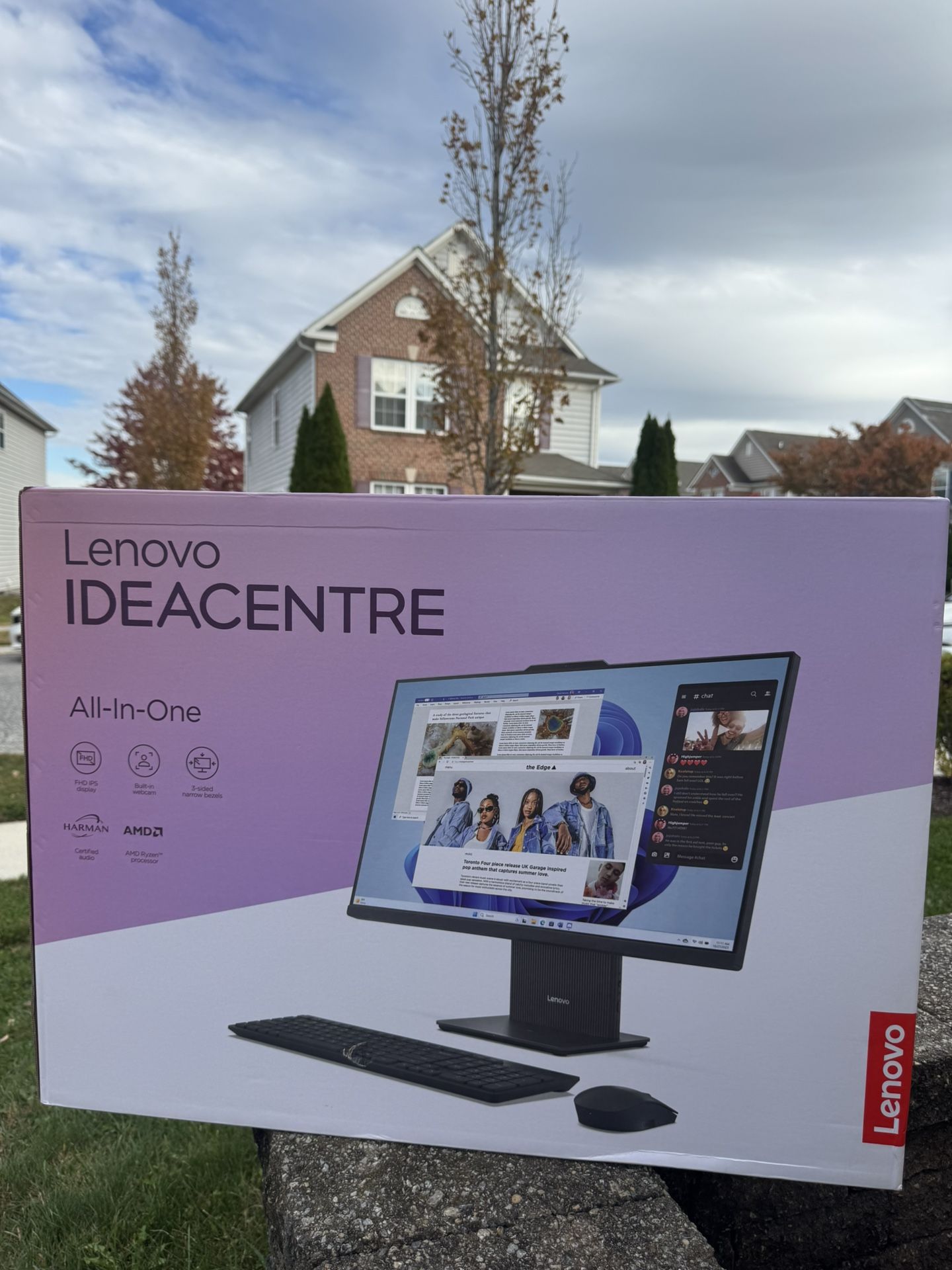 LENOVO IDEACENTRE AIO 27” – POWER & ELEGANCE COMBINED! ✨💻 4pieces available.