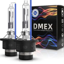 DMEX (Pair D4R 35W 6000K Xenon Headlight HID Bulbs Replacement 42(contact info removed)0 42406WX Car Headlamps