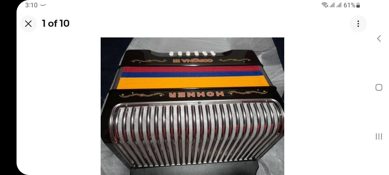 Acordeon HOHNER CORONA III