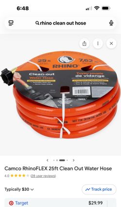 Camco heavy duty water hose