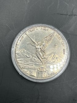 2002 Mexico 1 Oz .999 Silver Libertad In Capsule