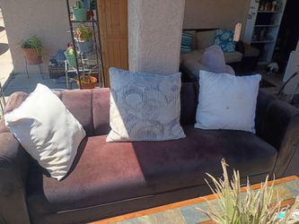Purple love seat