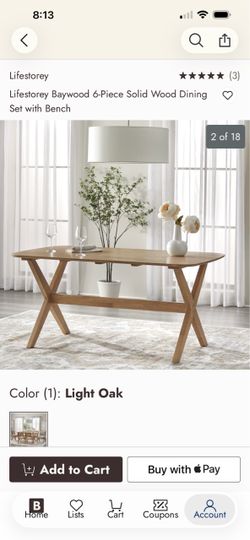 New dinning table