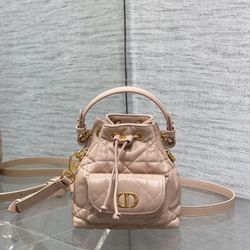 Dior Dior special original single with full set of original packaging Caro bucket bag micro series