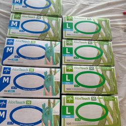 Latex, free, gloves, medium, and large only