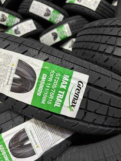 ST 205/75/15 New Set Of Trailer Tires 8 Ply