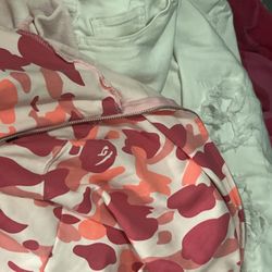 Pink Bape Zip Up Hoodie