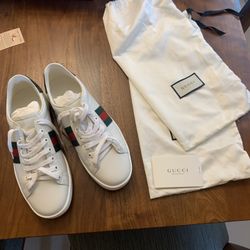 Gucci Ace Sneakers With Web