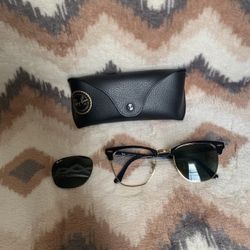 RayBan RB3016 Clubmaster W0365 Mens Sunglasses 51□21-145 Made in Italy