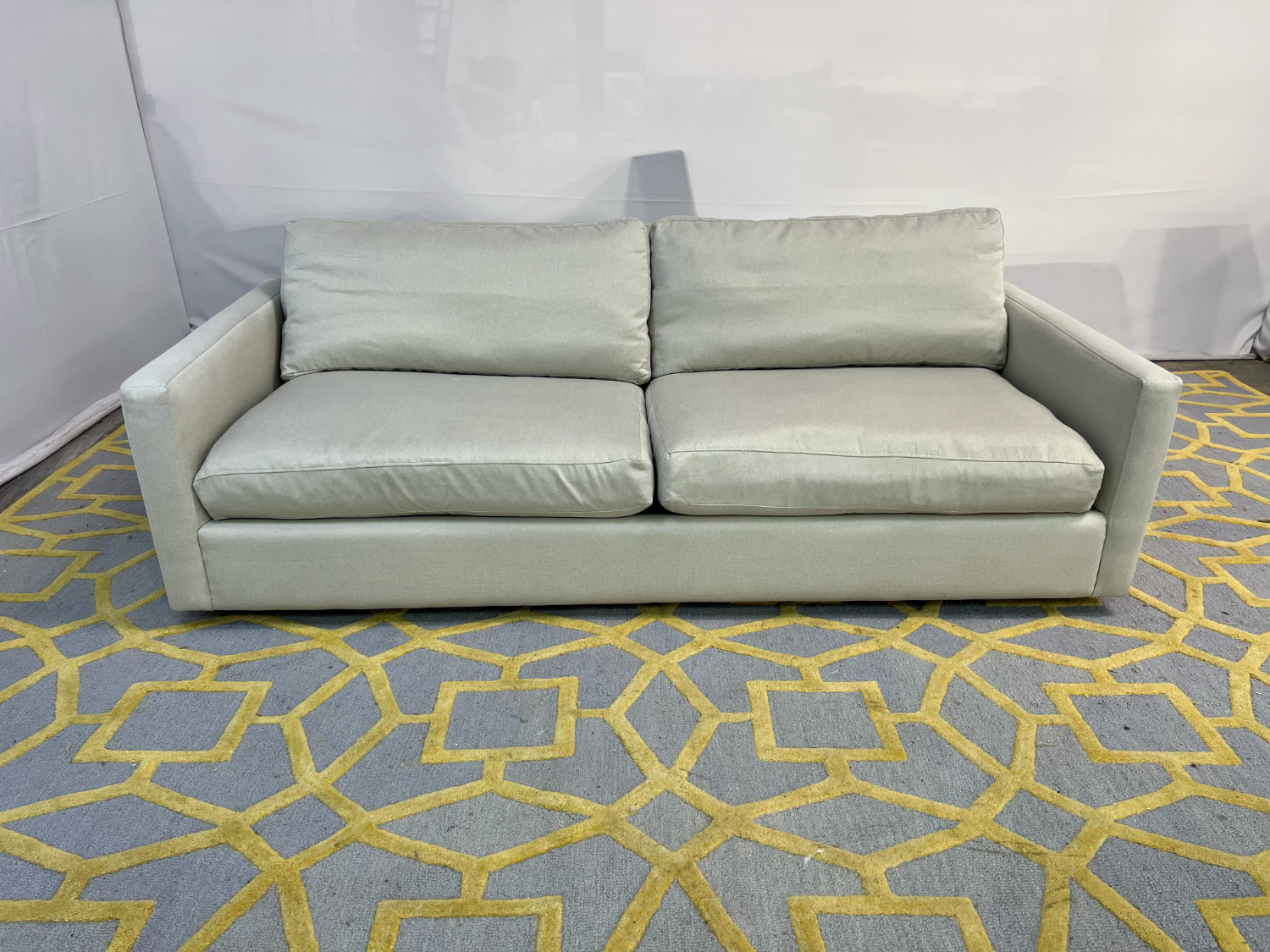 ( Delivery Available ) Room & Board York Light Gray Sofa