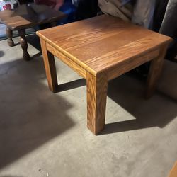 Oak End Table